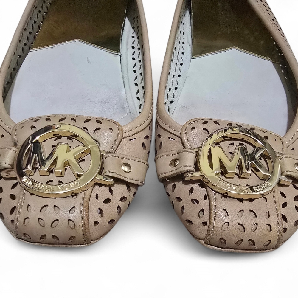 Michael Kors Fulton Moc Perforatef Flats Womens size 7